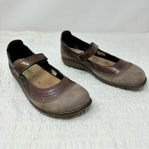 naot様♡ Naot Kingdom Wedge Slide Sandal In Jet Black Leather | ModeSens